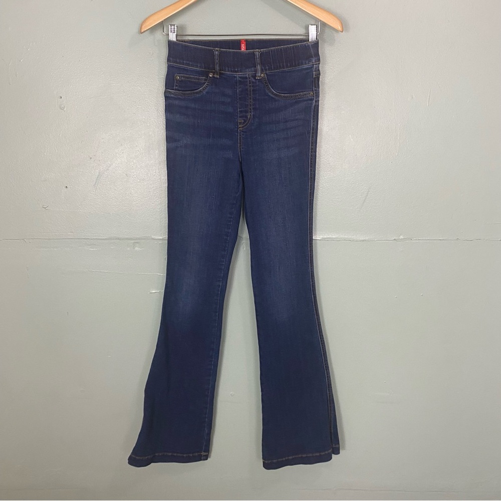 SPANX Flare Pull On Jeans Blue XS